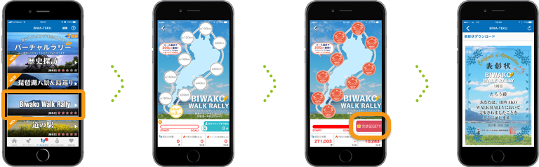 バーチャルウォーキングラリーにチャレンジ！
