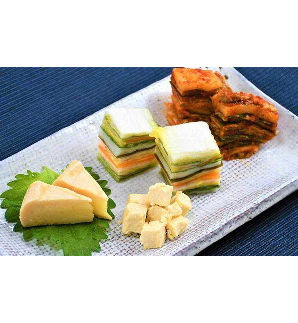 「紅白重ね漬とチーズのセット」